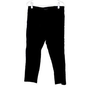 Eileen Fisher black classic pants casual comfortable business style pockets
